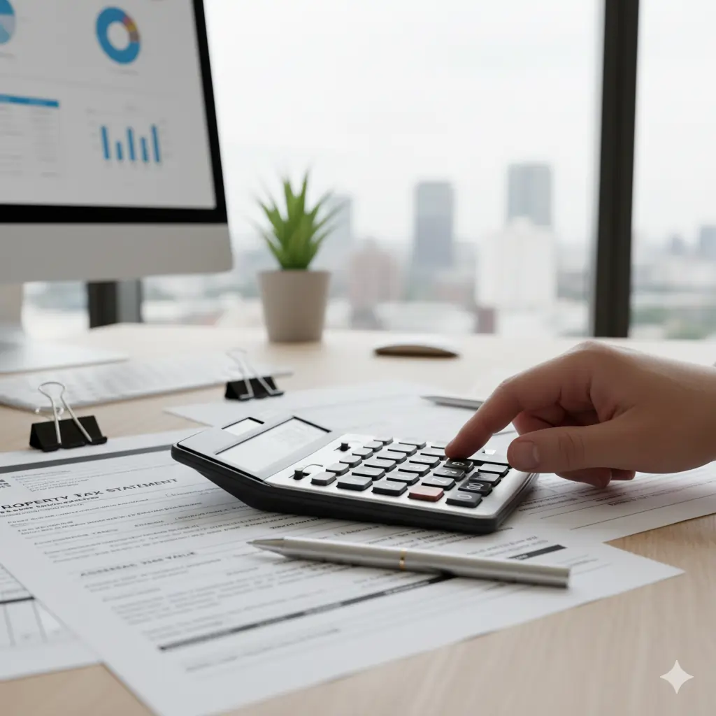 Tax estimator calculator and property documents