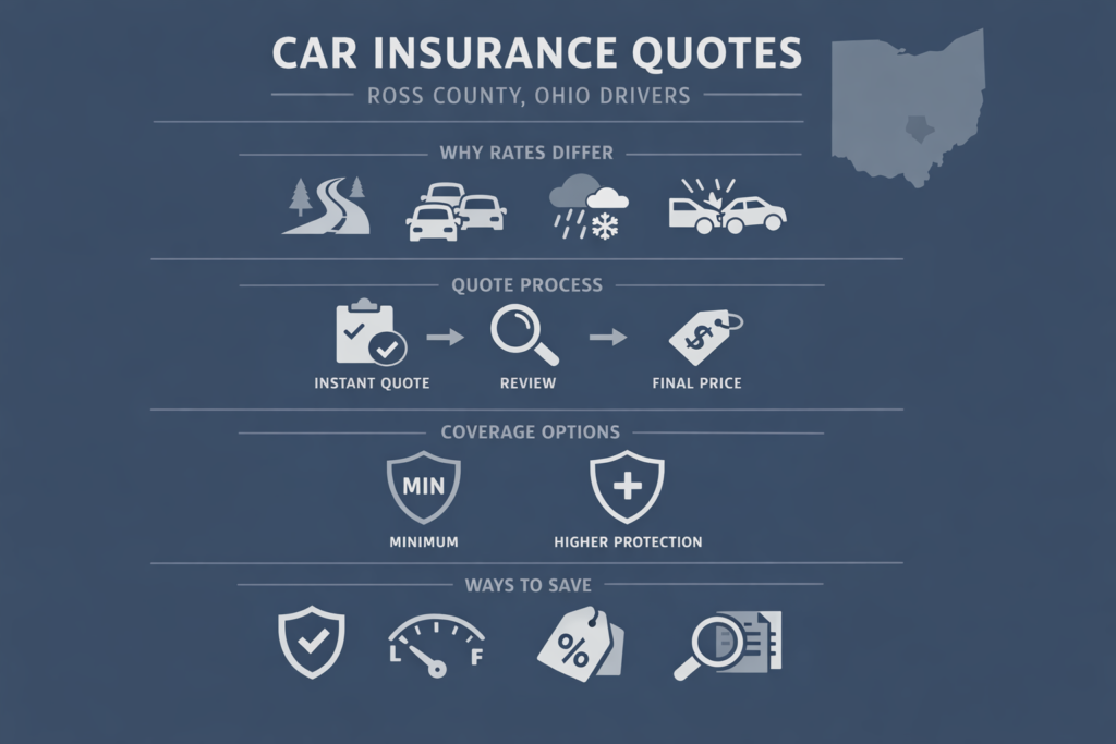 Car Insurance Quotes for Ross County Drivers